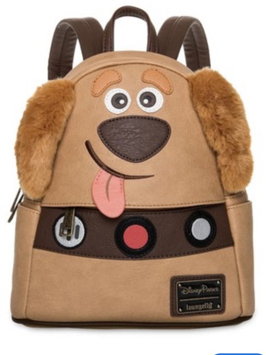 Loungefly Handbags - Disney Parks Loungefly Pixar UP Dug The Dog Fuzzy Ear Mini Backpack Bag RARE
